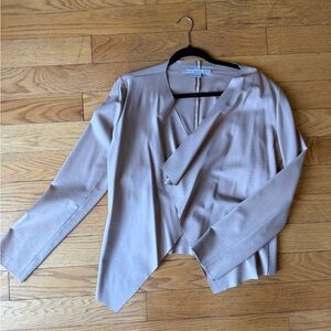 Elegant Tan Women's Blazer